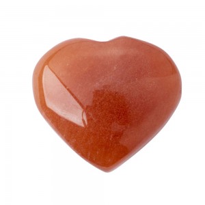 Καρδιά Αβεντουρίνη Ροδακινί (Peach Aventurine) 3cm